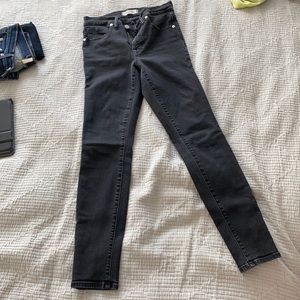 Madewell Black Denim. Size 27.